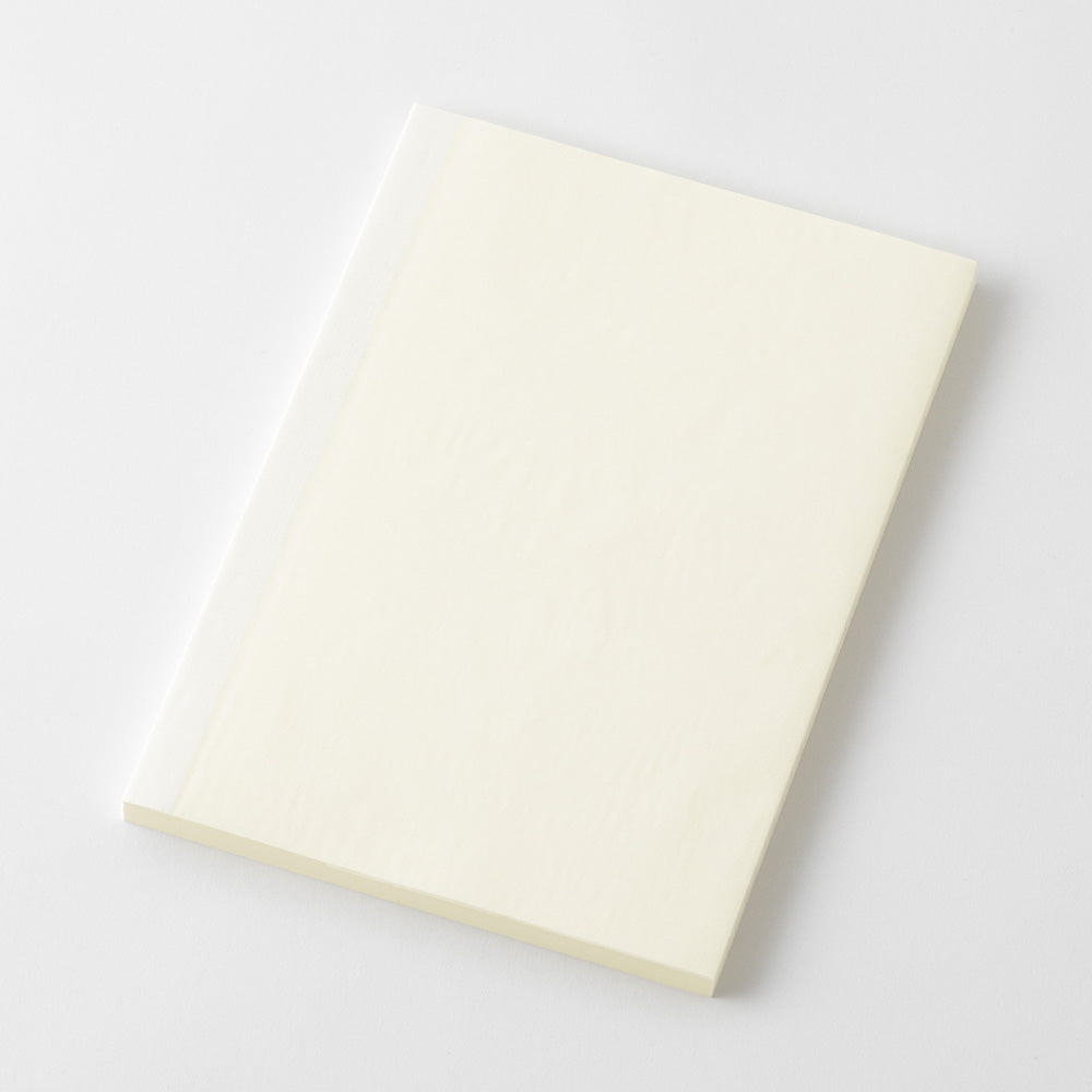 Beige notebook on a white background