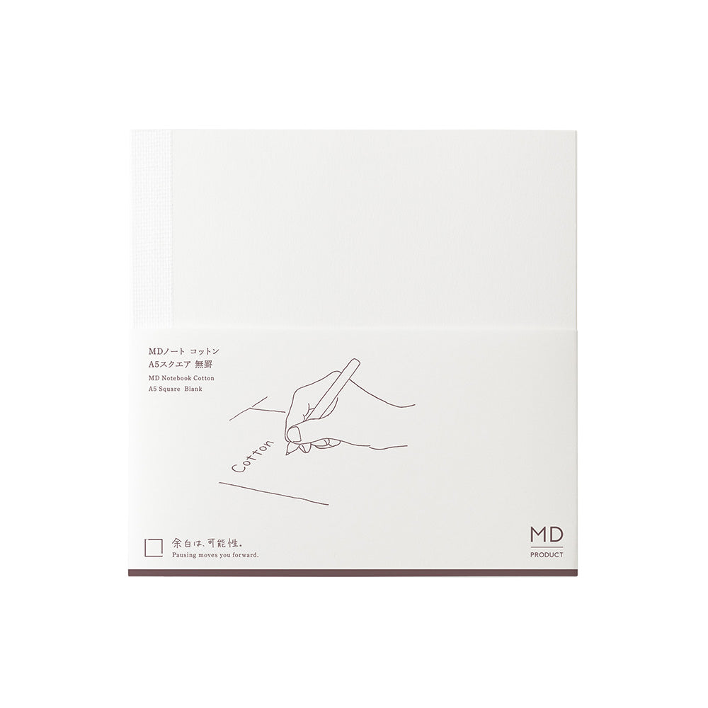 MD Notebook Cotton <A5 Square> Blank