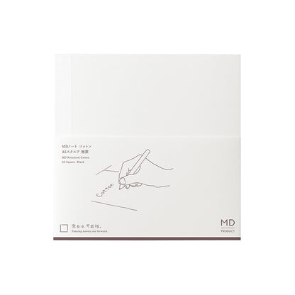 MD Notebook Cotton <A5 Square> Blank
