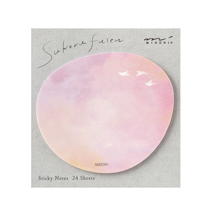 Sticky Notes Transparency Sunset