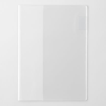 Clear glass mat on a white background