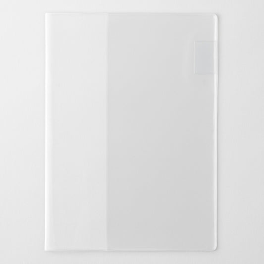 Clear glass mat on a white background