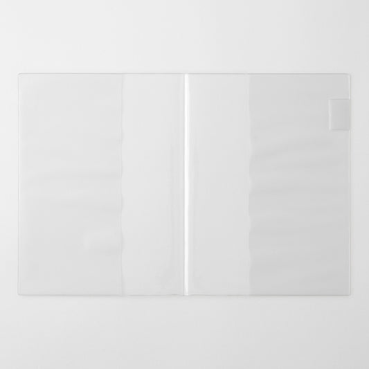 Two clear rectangular cover on a light gray background