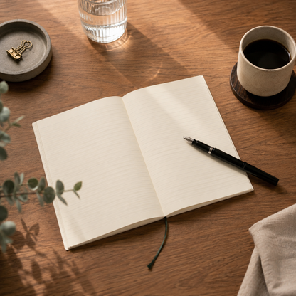 MD A5 Notebook + Tuzu Adjust Fountain Pen